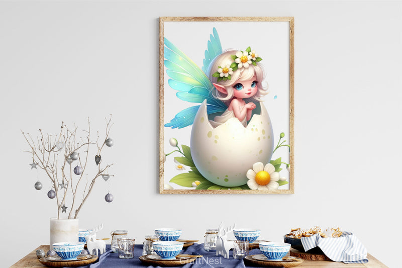 Happy Easter Fairy Clipart Bundle - CraftNest - Digital Crafting and Art