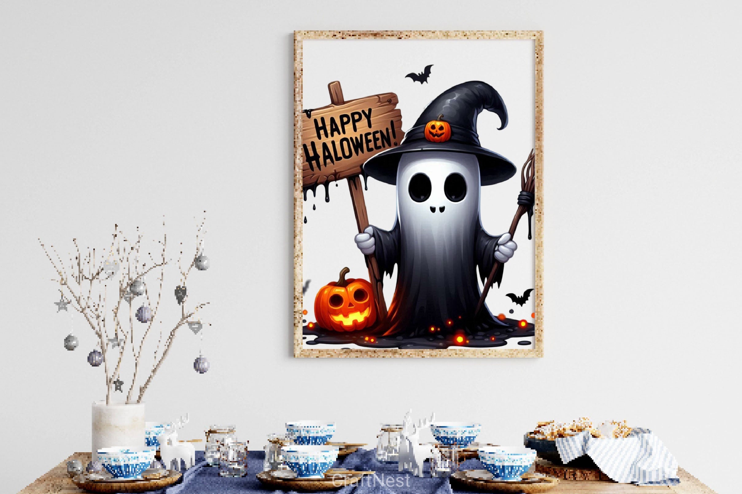 Funny Halloween Ghost Clipart Bundle 4 - CraftNest - Digital Crafting and Art