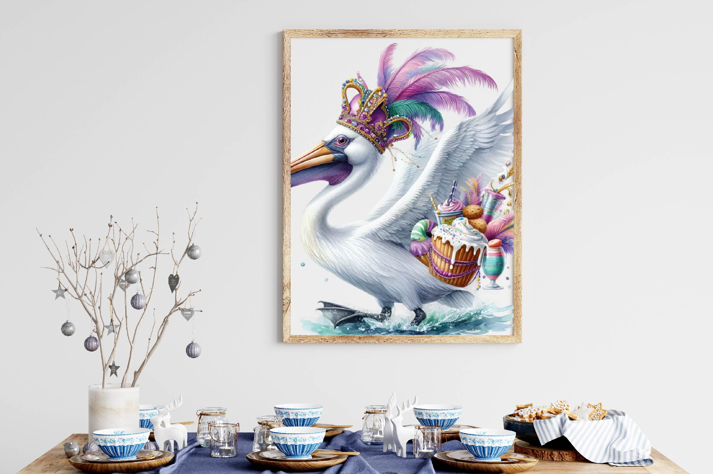 Mardi Gras Flamingo Clipart Bundle - CraftNest - Digital Crafting and Art