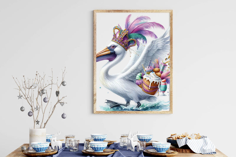 Mardi Gras Flamingo Clipart Bundle - CraftNest - Digital Crafting and Art