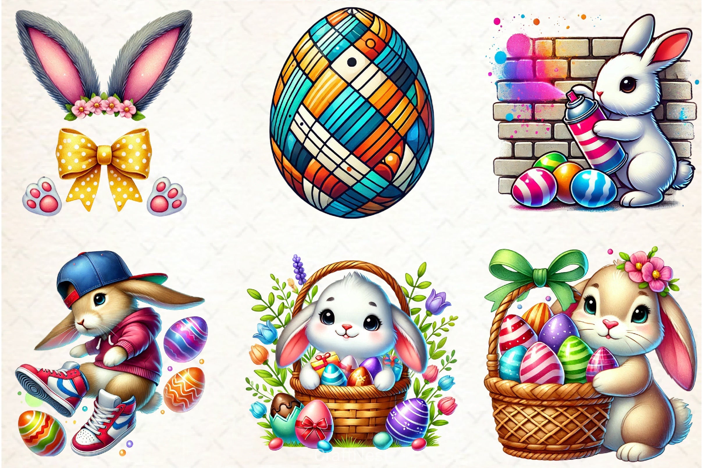 Easter Clipart Bundle 5 - CraftNest - Digital Crafting and Art