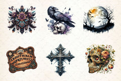 Antique Gothic Clipart Bundle 2 - CraftNest - Digital Crafting and Art