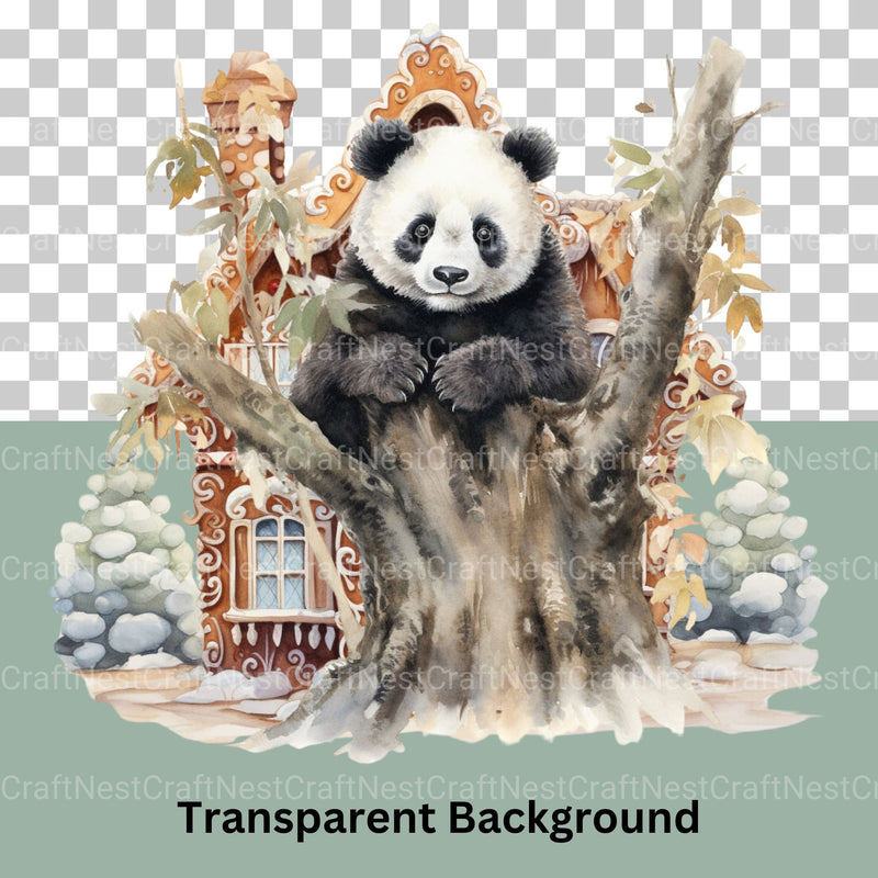 Pandas Clipart Bundle - CraftNest - Digital Crafting and Art