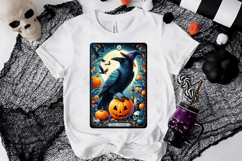 Raven Bird Tarot Card Clipart Bundle 22 - CraftNest - Digital Crafting and Art