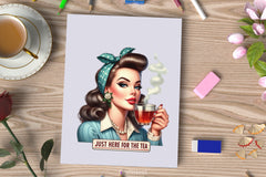 Just Here For The Tea Clipart Bundle 1 - CraftNest - Digital Crafting and Art