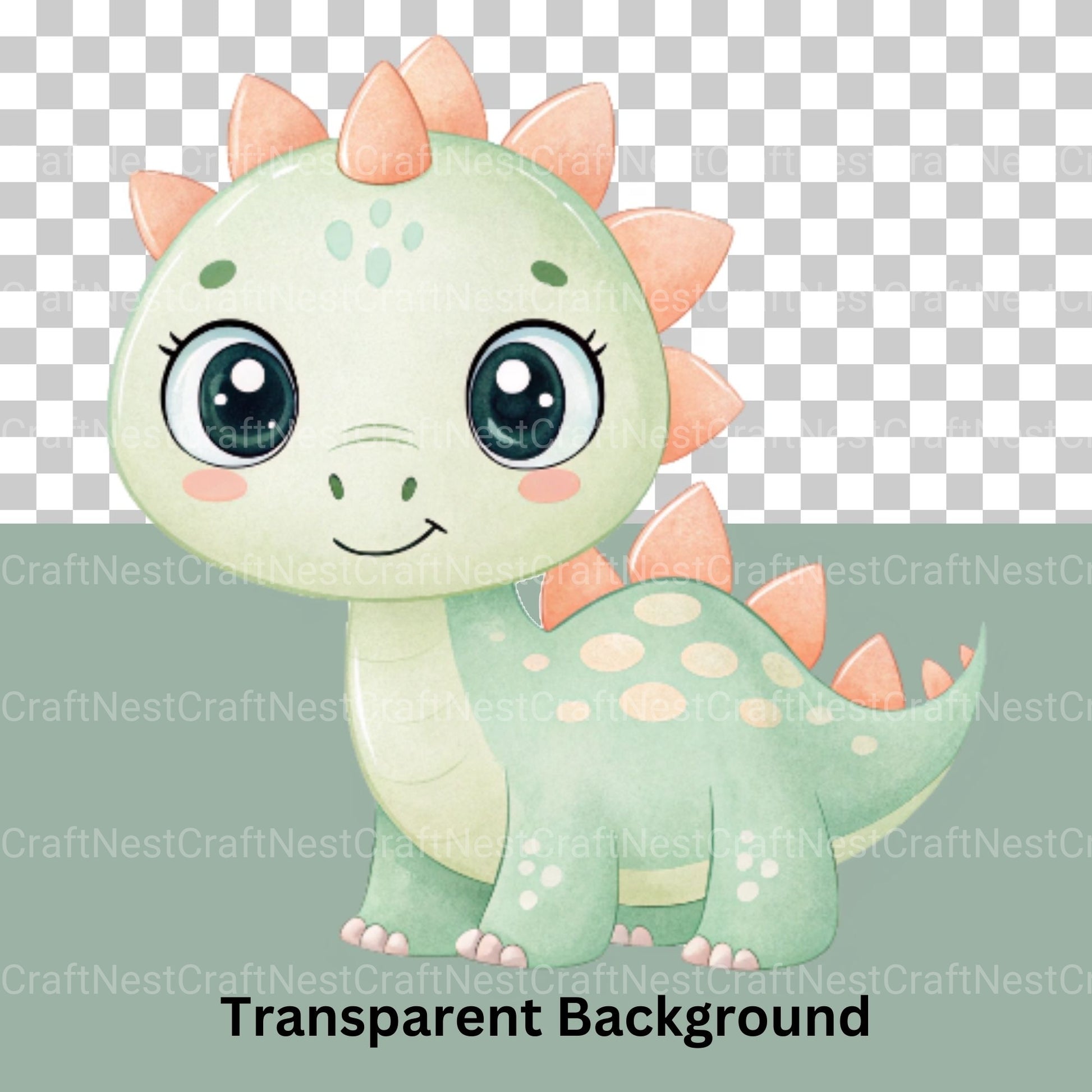 Baby Dinosaurs Clipart Bundle - CraftNest - Digital Crafting and Art