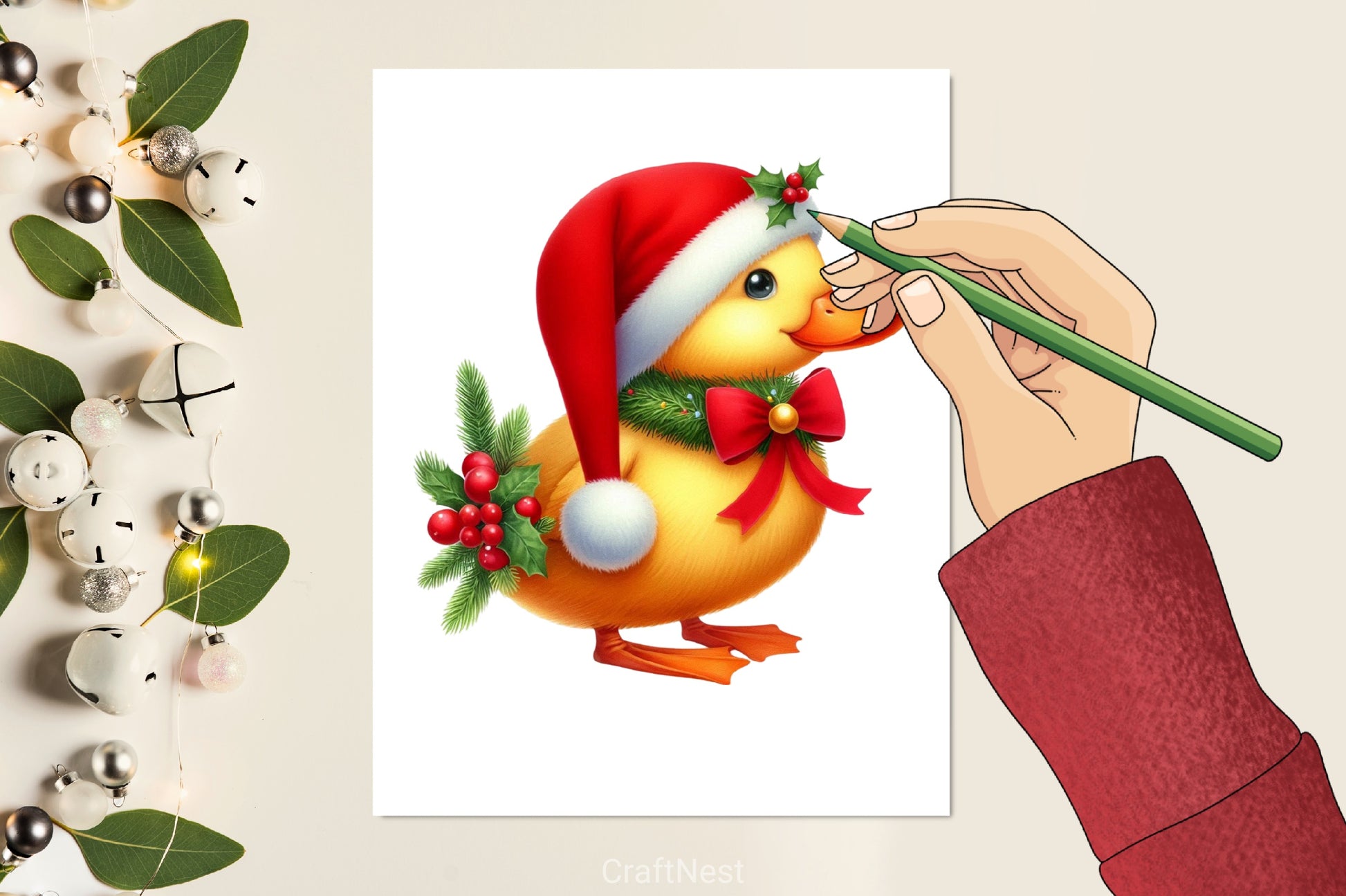 Christmas Duck Clipart Bundle - CraftNest - Digital Crafting and Art