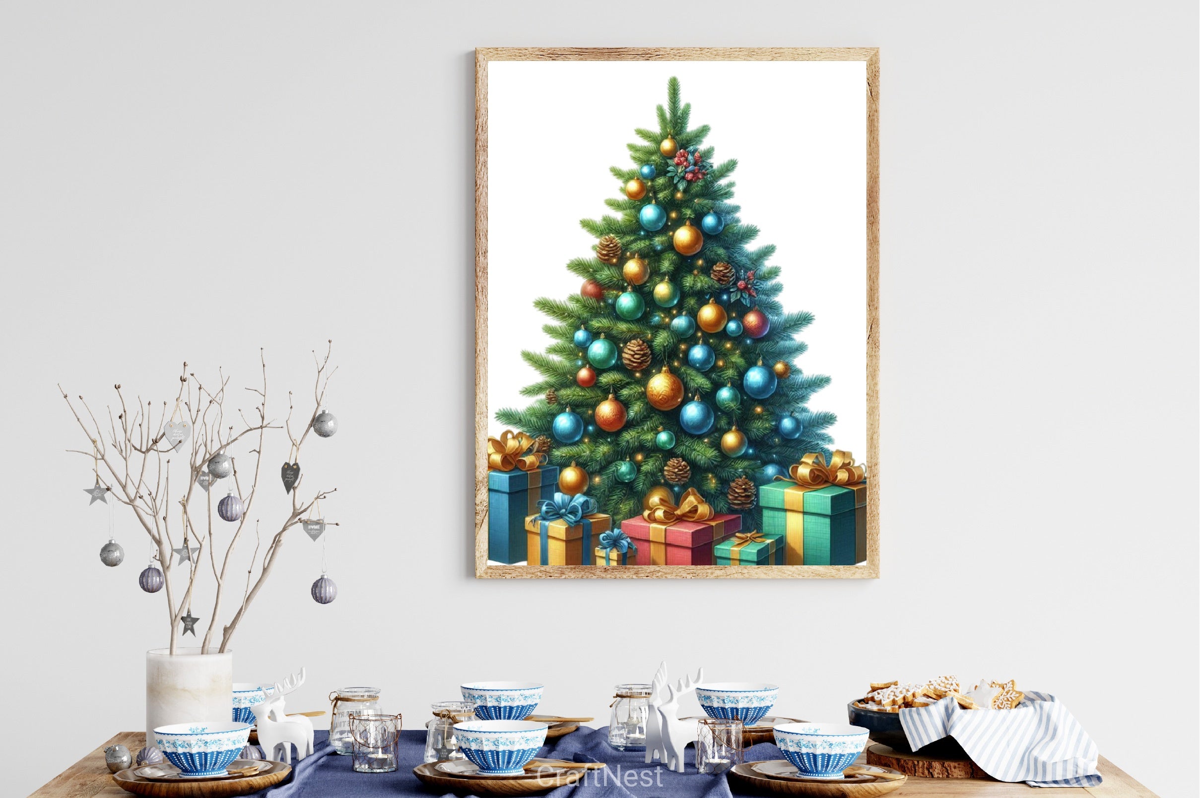 Christmas Tree Balls Clipart Bundle - CraftNest - Digital Crafting and Art