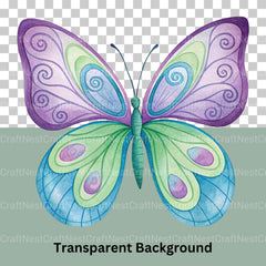 Butterflies Clipart Bundle 4 - CraftNest - Digital Crafting and Art