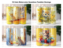 Cats Tumbler Wrap - CraftNest