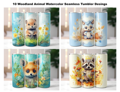 Woodland Animal Tumbler Wrap - CraftNest