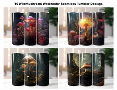 Wildmushrooms Tumbler Wrap - CraftNest
