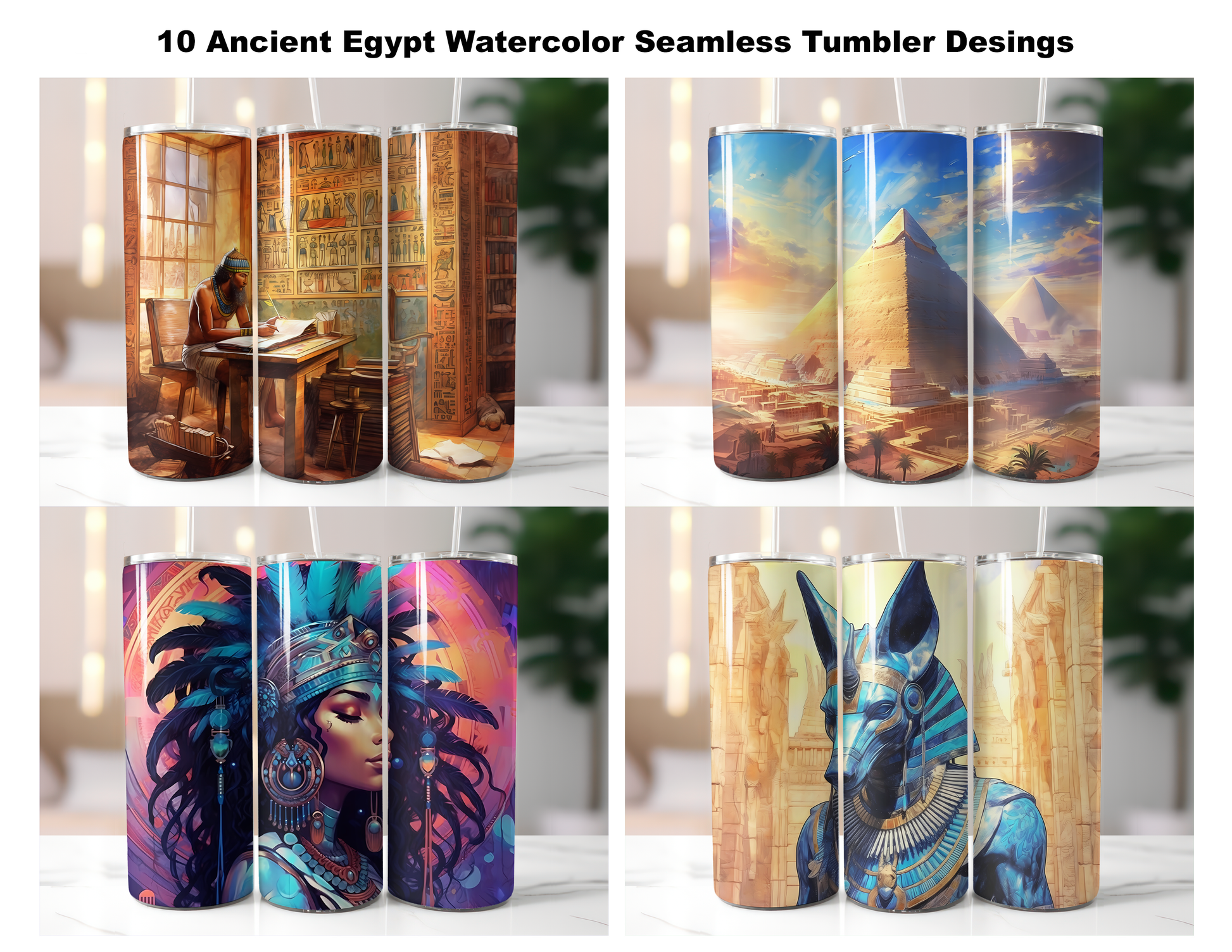Ancient Agypt Tumbler Wrap - CraftNest
