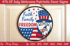 4th of July Patriotic Door Sign SVG Bundle
