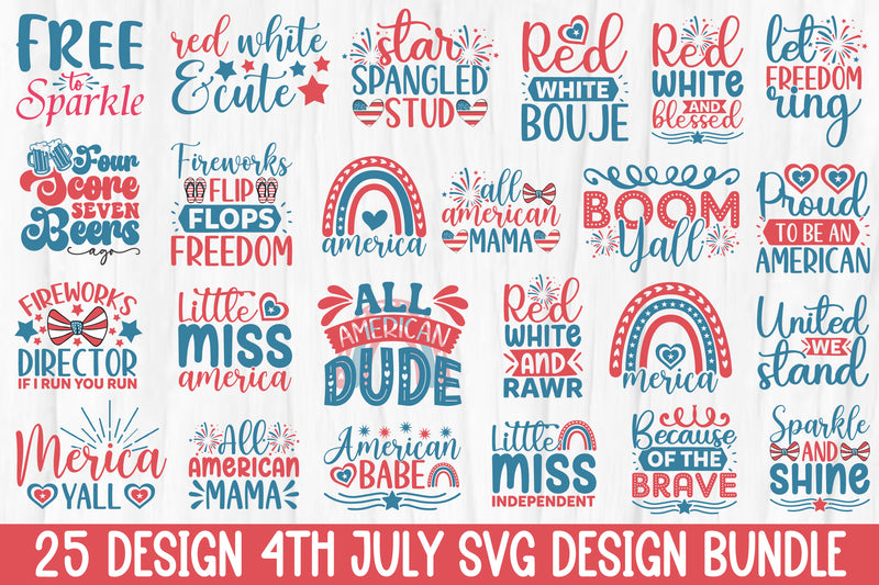 4th July SVG Bundle - CraftNest - Digital Crafting and Art