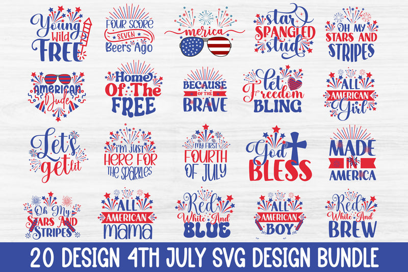 4th July SVG Bundle 2 - CraftNest - Digital Crafting and Art