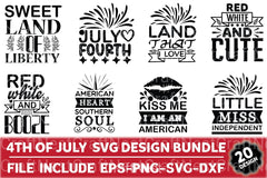 4th of July Design Bundle - CraftNest - Digital Crafting and Art