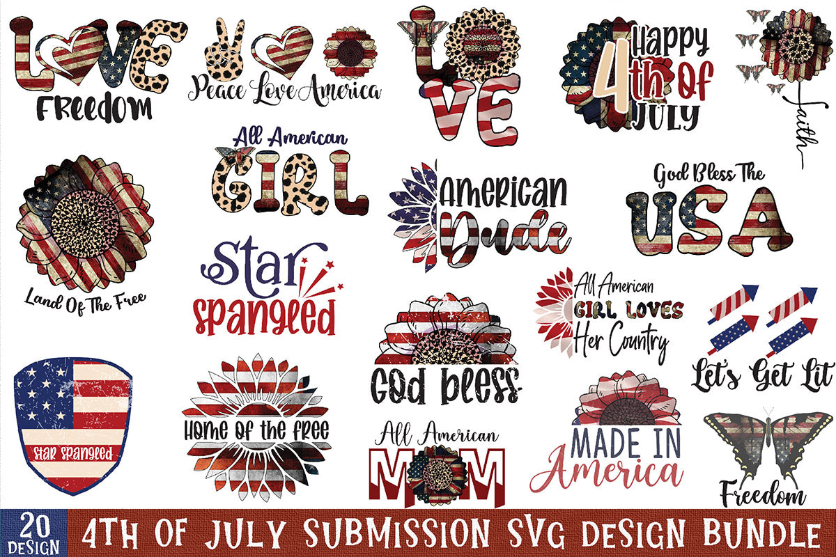 4th Of July SVG Bundle - CraftNest - Digital Crafting and Art