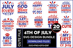 4th Of July SVG Bundle 2 - CraftNest - Digital Crafting and Art