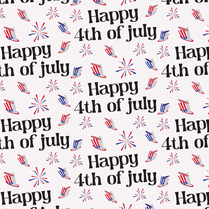 4th of July Seamless Digital Paper - CraftNest - Digital Crafting and Art