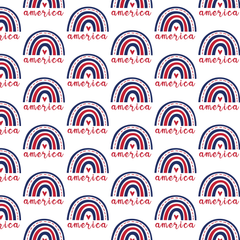 4th of July Seamless Digital Paper - CraftNest - Digital Crafting and Art