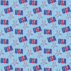 4th of July Seamless Digital Paper - CraftNest - Digital Crafting and Art