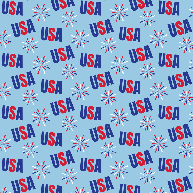 4th of July Seamless Digital Paper - CraftNest - Digital Crafting and Art