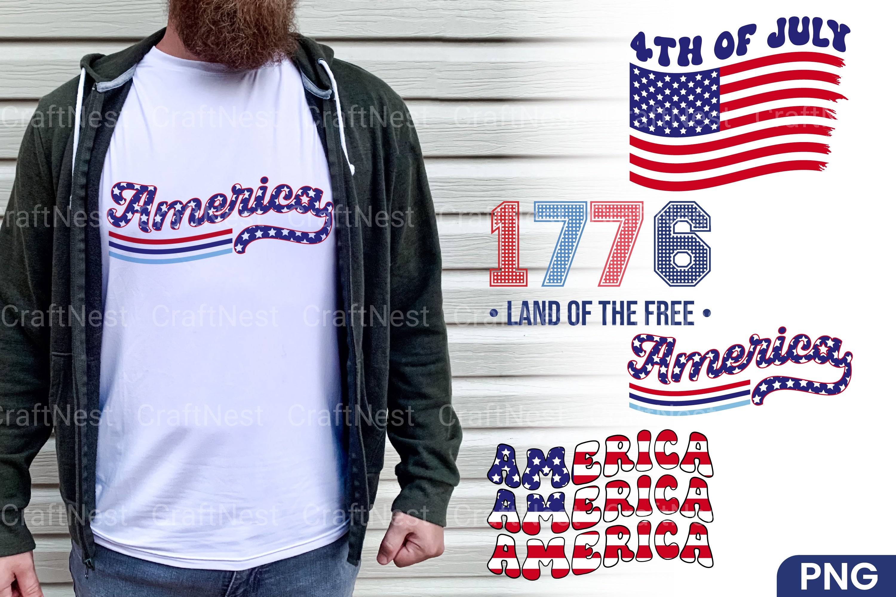 4th of July Clipart Bundle