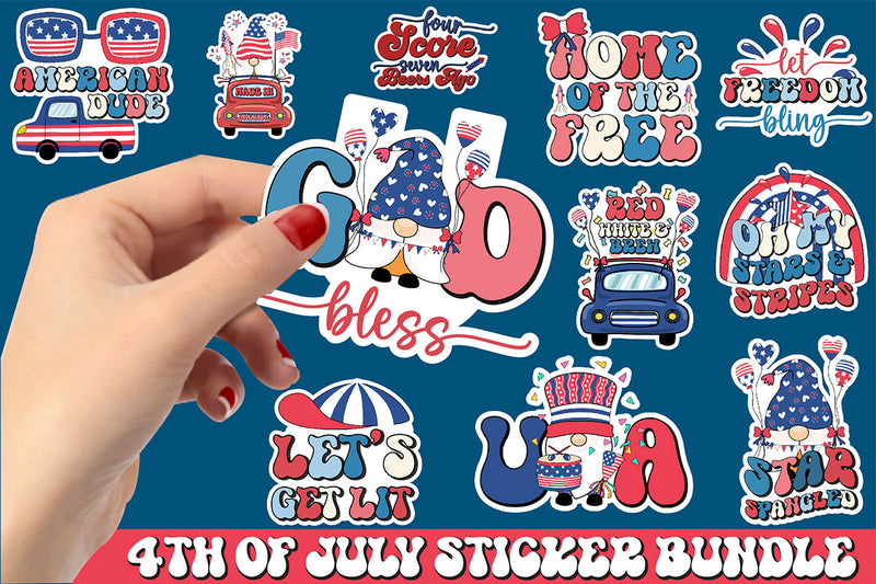 4th Of July Sticker Bundle - CraftNest - Digital Crafting and Art