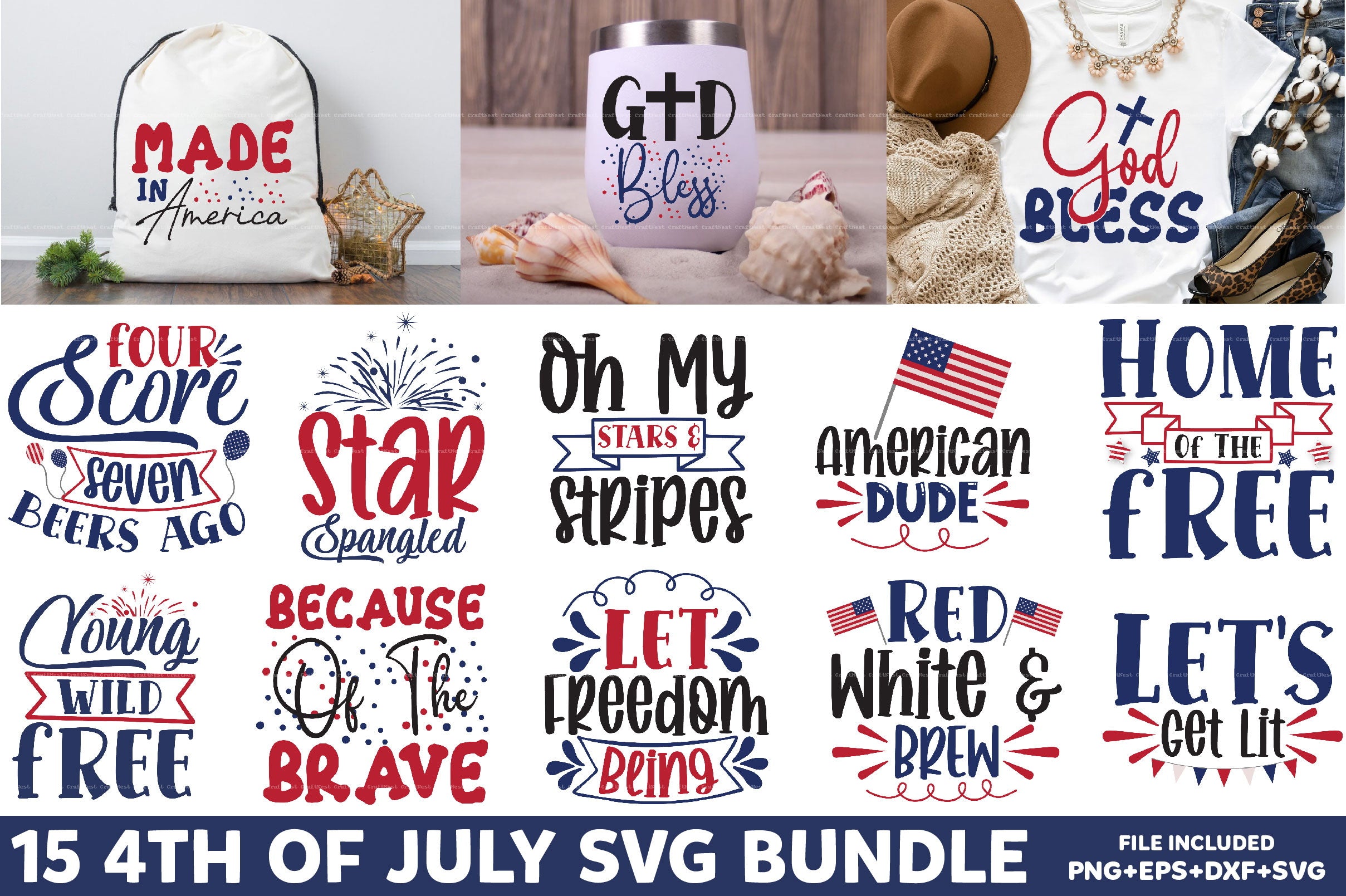 4th of July SVG Bundle 4