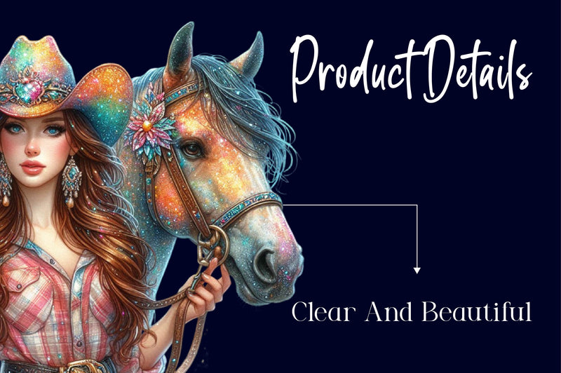 Cowgirl Cowgirls Clipart Bundle - CraftNest - Digital Crafting and Art