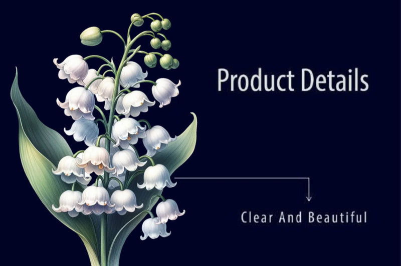 Lily Of The Valley Flowers Clipart Bundle - CraftNest - Digital Crafting and Art