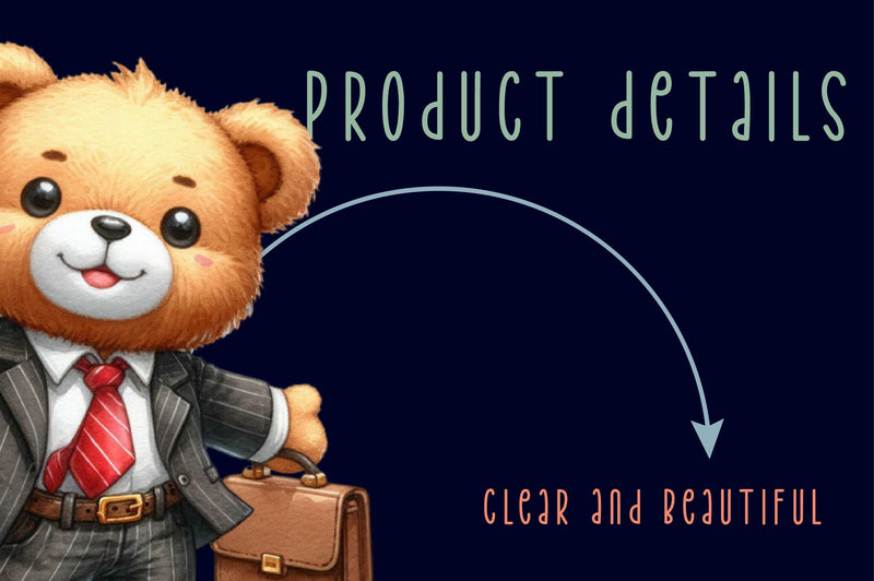 Funny Teddy Bear Clipart Bundle - CraftNest - Digital Crafting and Art