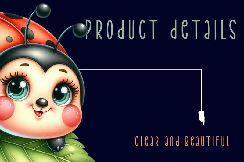 Happy Ladybug Clipart Bundle - CraftNest - Digital Crafting and Art