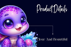 Cute Tortoise Clipart Bundle - CraftNest - Digital Crafting and Art