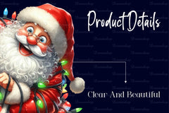 Funny Christmas Santa Clipart Bundle 2 - CraftNest - Digital Crafting and Art