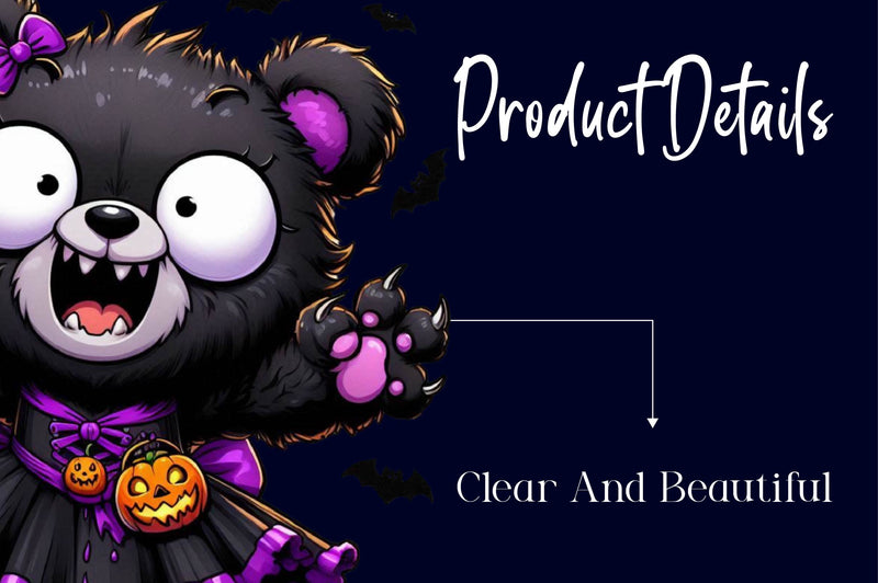 Halloween Halloween Teddy Bear Clipart Bundle - CraftNest - Digital Crafting and Art