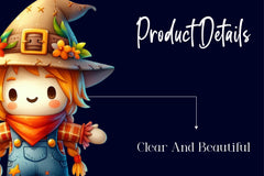Cute Farm Scarecrow Clipart Bundle - CraftNest - Digital Crafting and Art