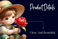 Cute Spring Boy Clipart Bundle - CraftNest - Digital Crafting and Art