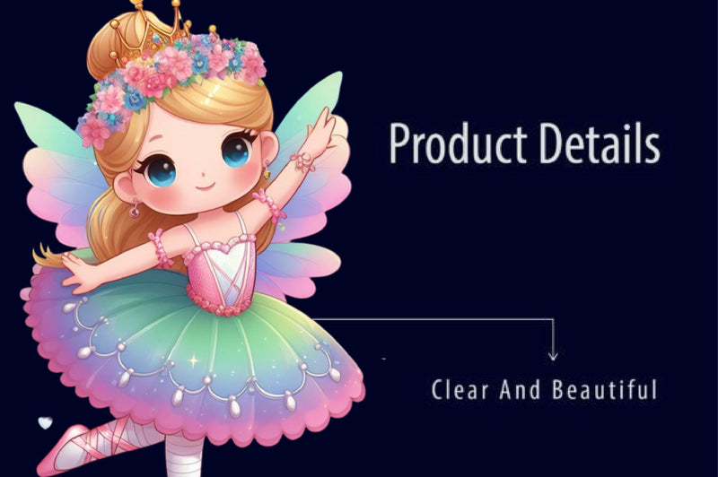 Ballet Fairy Princess Clipart Bundle - CraftNest - Digital Crafting and Art