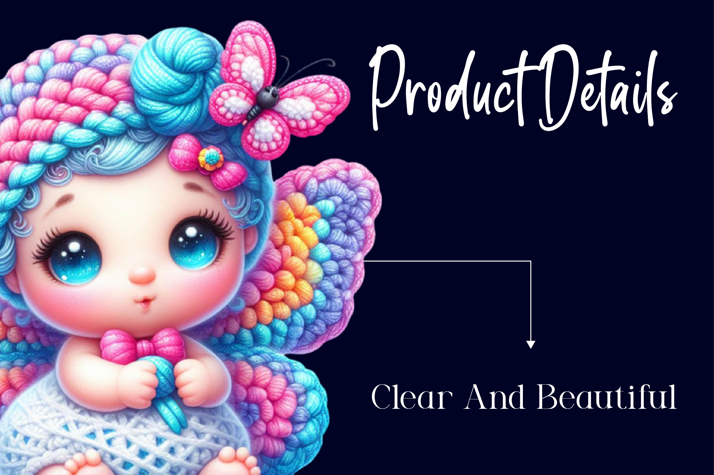 Crochet Butterfly Clipart Bundle - CraftNest - Digital Crafting and Art