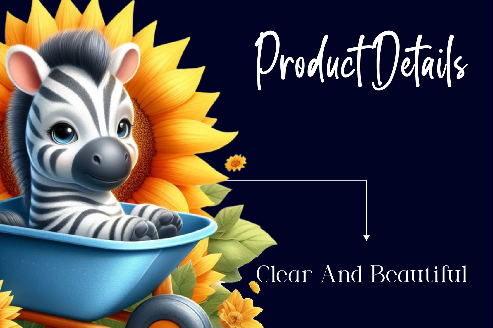 Sunflower Zebra Clipart Bundle - CraftNest - Digital Crafting and Art