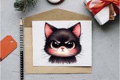 Cute And Funny Grumpy Cat Clipart Bundle - CraftNest - Digital Crafting and Art