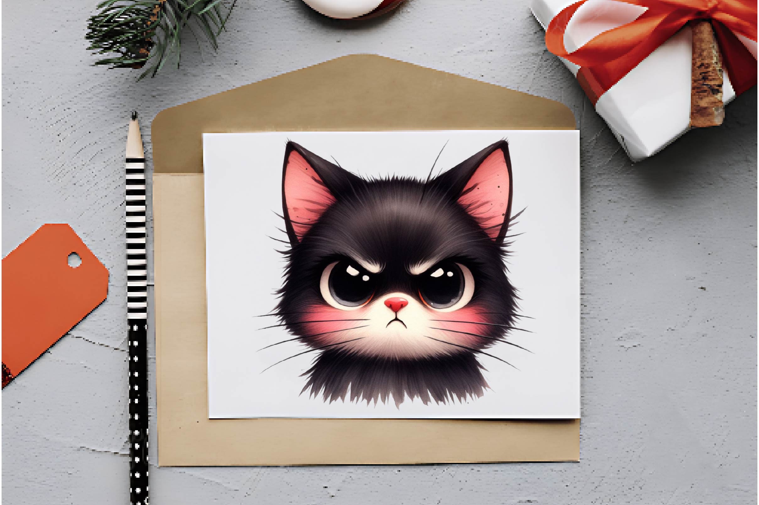 Cute And Funny Grumpy Cat Clipart Bundle - CraftNest - Digital Crafting and Art