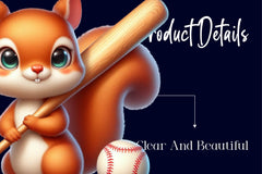 Baseball Aniamls Clipart Bundle - CraftNest - Digital Crafting and Art