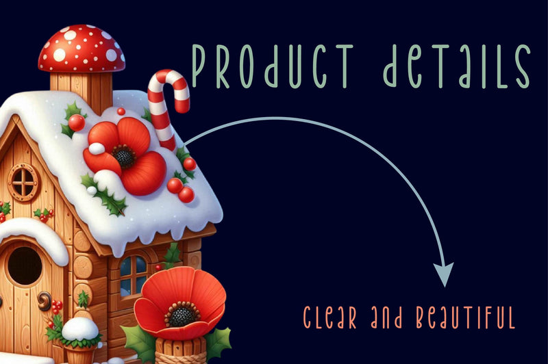 Christmas Wooden Bird House Clipart Bundle - CraftNest - Digital Crafting and Art