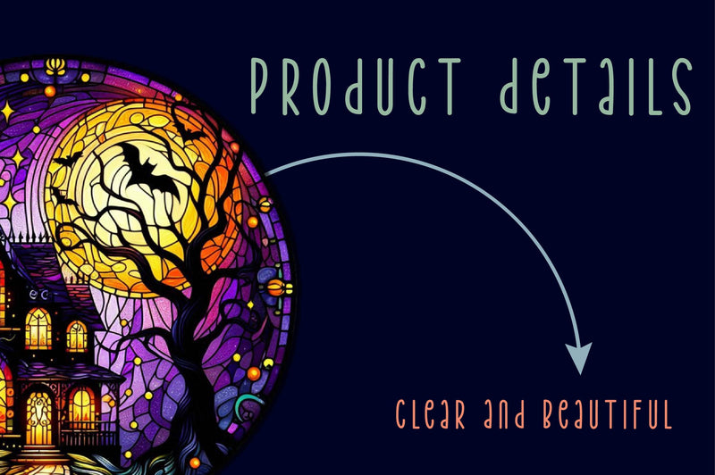 Halloween Stained Glass House Clipart Bundle - CraftNest - Digital Crafting and Art