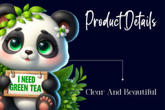 Cute Animals I Need Green Tea Clipart Bundle - CraftNest - Digital Crafting and Art