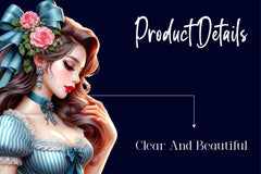 Vintage Pin Up Girl Clipart Bundle - CraftNest - Digital Crafting and Art