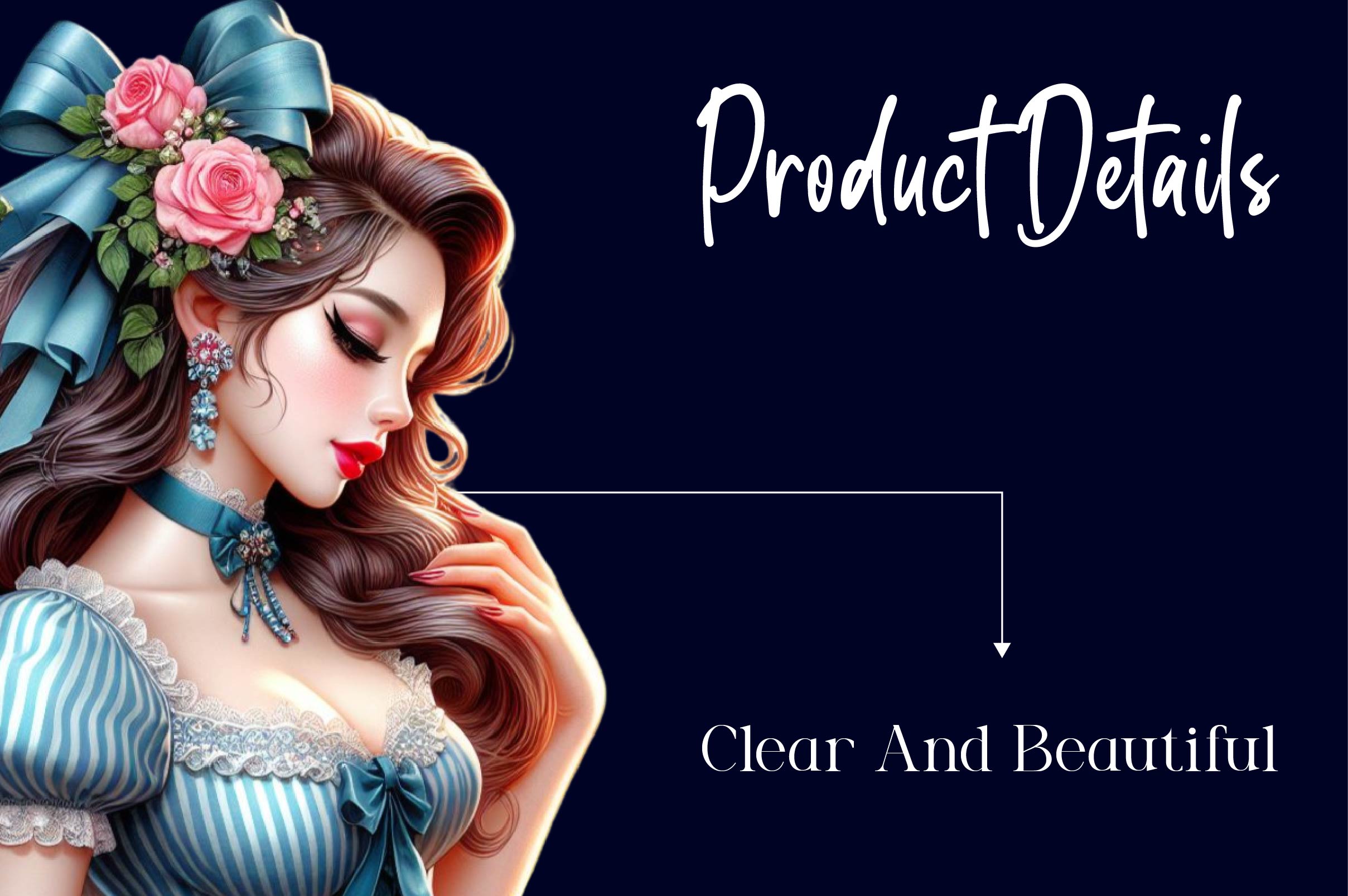 Vintage Pin Up Girl Clipart Bundle - CraftNest - Digital Crafting and Art